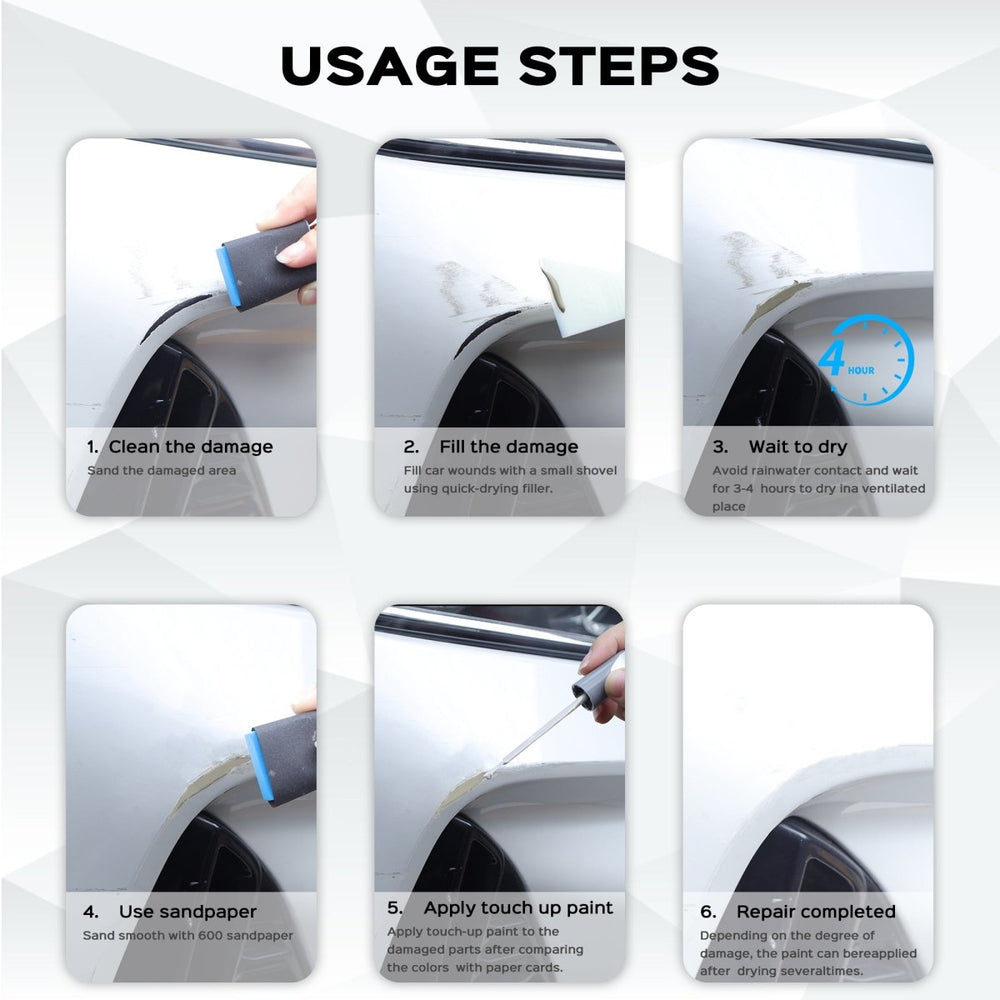 Model 3/Y/S/X Car Body Color Paint Repair Pen Kit for Tesla - OEM Original Touch Up Paint Pen - T-Launch