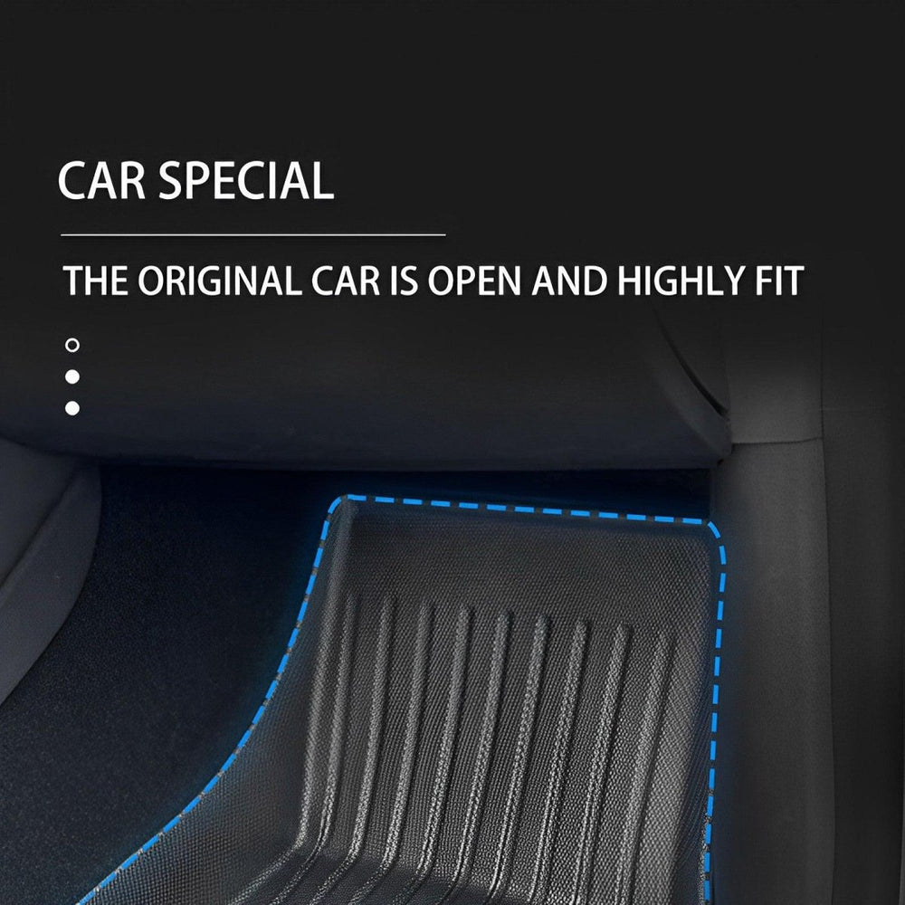 Model Y All-Weather Floor Mats Full Set Trunk Mat Cargo Mat Frunk Cargo Liner for Tesla(2020-2024) - T-Launch