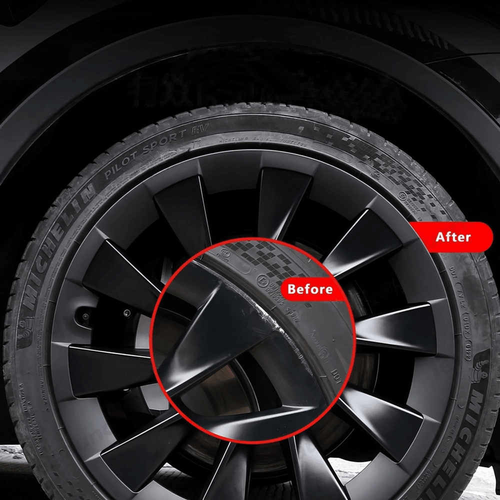 Model Y Rim Protector For 21'' Uberturbine and 20'' Induction Wheel Ultimate Protection Refreshed Wheels(4 Pack) - T-Launch