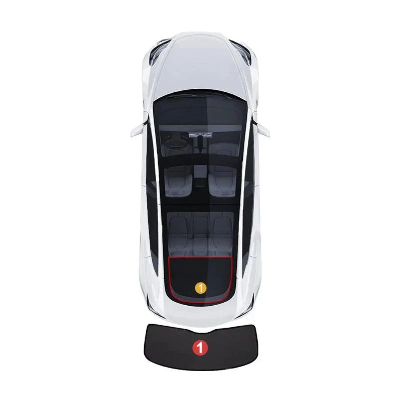 Privacy & Thermal Insulated Sunshades Curtains for Tesla Model 3 Highland Standard 2025+ - T-Launch