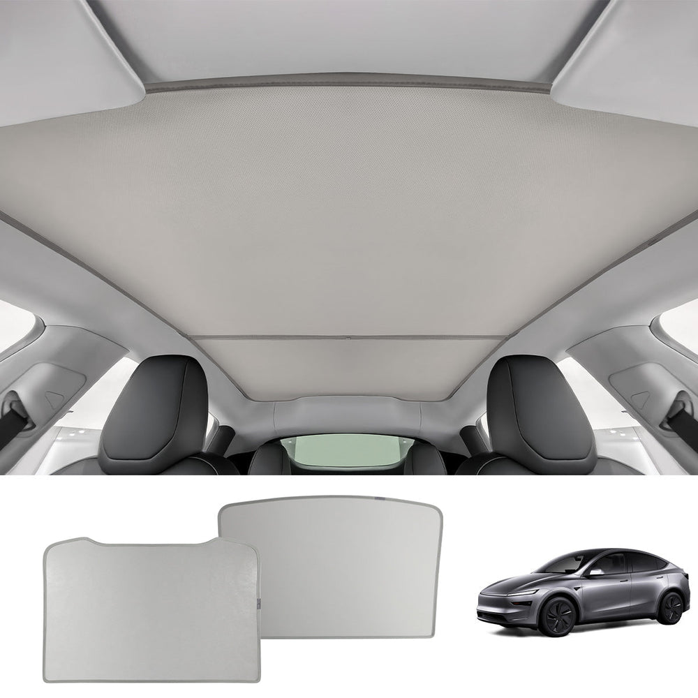 Split Nano Ice Crystal Glass Roof Sunshade for Tesla Model Y Juniper 2025+ - T-Launch